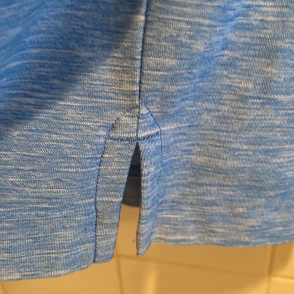 💙Izod Golf With Stretch Polo Shirt Size XXL Blue Short Sleeve - Picture 5 of 8